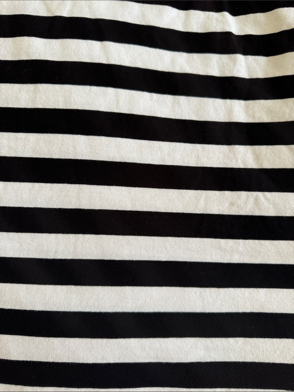 Classic Black & White Striped Crew Neck T‑Shirt - Picture 6 of 7